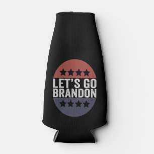 Porta-garrafa Vamos vai Brandon Funny Patriótico Bandeira Ameri