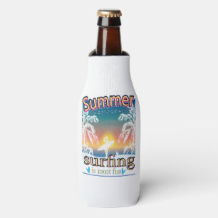 Porta-garrafa Verão - Surfar É Mais Divertido