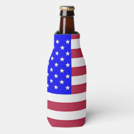 Porta-garrafa Vermelho, Branco e Azul