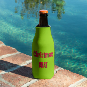 Porta-garrafa Vermelho Natal E Verde Brat