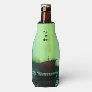 Porta-garrafa Viagem de navio sob luzes de Norte