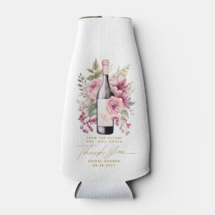 Porta-garrafa Vino antes de Vows Elegante Chá de panela Koozie