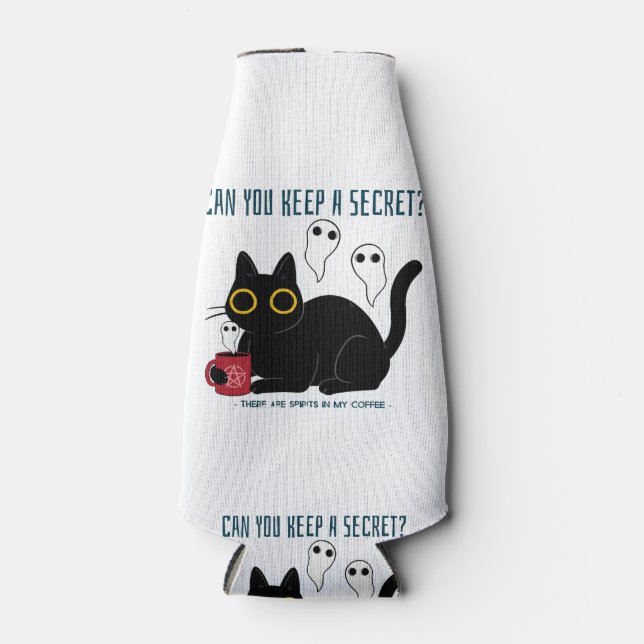 Porta-garrafa "Você Pode Manter Um Segredo Há Espíritos No Meu C (Frente)