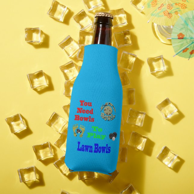 Porta-garrafa Você Precisa De Bolinhos Para Jogar Bolinhos De Lâ (Verão in situ)