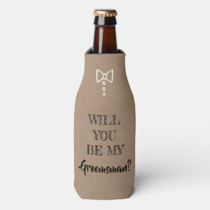 Porta-garrafa Você será meu padrinho de casamento/equipa melho