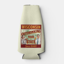 Porta-garrafa Wisconsin Tomando o seu Estado fora do ar desde 18