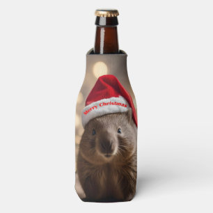 Porta-garrafa "Wombat Wonderland: A Cozy Christmas Eve"