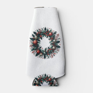 Porta-garrafa Wreath Natal