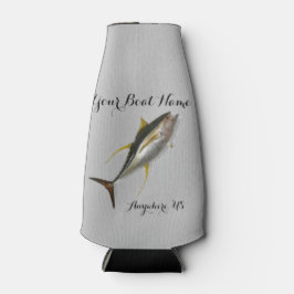 Porta-garrafa Yellowfin Tuna Custom Boat Name