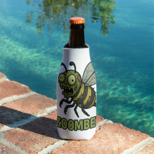 Porta-garrafa Zoombee - Design de Cartoon Zombie Bee Engraçado
