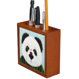 Porta-lápis Urso Panda Adorável
