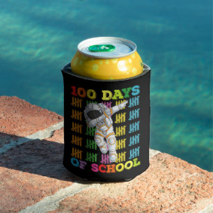 Porta-lata 100 Dias De Escola Professor Astronauta