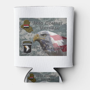 Porta-lata 1010Div rua Iraque Combate Veterano