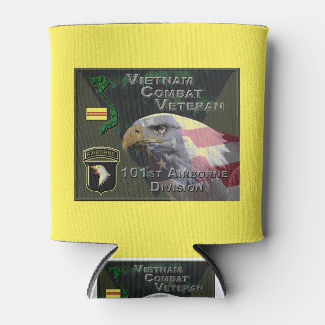 Porta-lata 1010Div rua Vietname Combat Veterano (Frente)