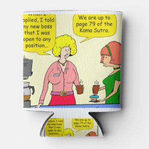 Porta-lata 1029 79 posições do cartoon Kama Sutra