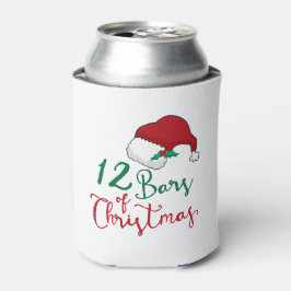 Porta-lata 12 Bares de Natal | Santa Hat