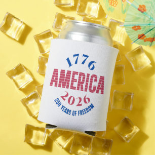 Porta-lata 1776 AMÉRICA 2026 250 anos de liberdade