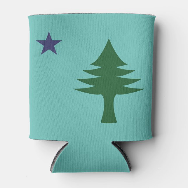 Porta-lata 1901 Maine Flag Koozie (Frente)