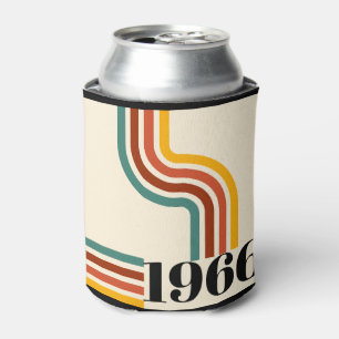 Porta-lata 1966 60º Aniversário Listra Vintage Retro