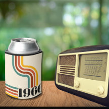 1966 60º Aniversário Listra Vintage Retro
