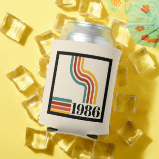 Porta-lata 1986 40º Aniversário Listra Vintage Retro