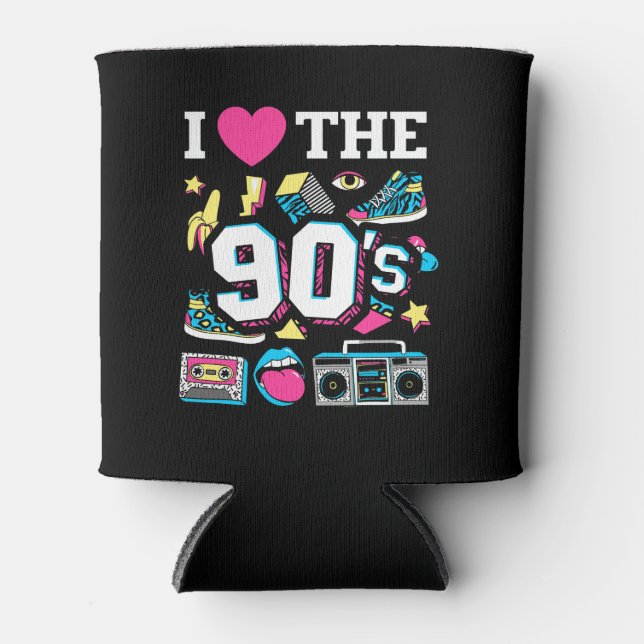 Porta-lata 1990 anos 90 Eu Corto os 90 (Frente)