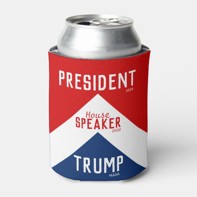 Porta-lata 2022 House Auto-falante Trump Presidente 2024 (Can Front)