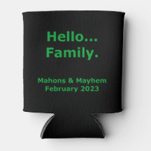 2023 Hello Family Personalizável Pode Resfriar