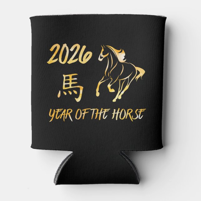 Porta-lata 2026 Year Of The Horse (Frente)