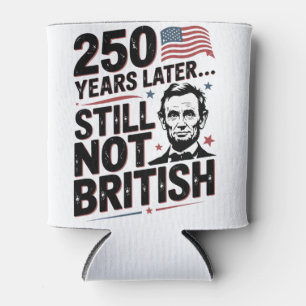 Porta-lata 250 anos depois ainda não britânico 4 de julho EUA