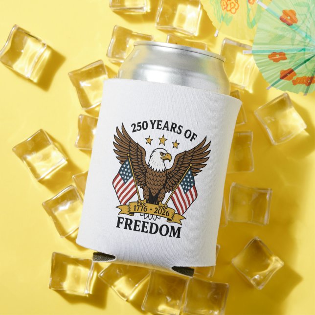 Porta-lata 250 Years of Freedom America's Anniversary (Verão in situ)