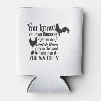 Porta-lata 325 Frango com música engraçada de presente de fil