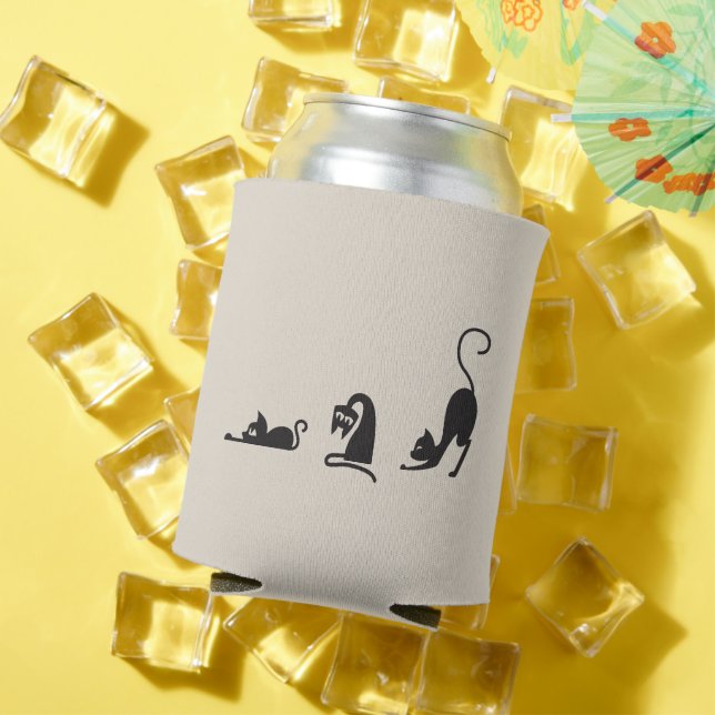 Porta-lata 3 cats (Verão in situ)