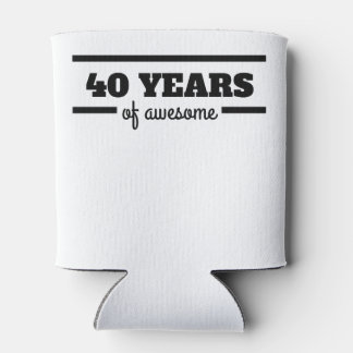 Porta-lata 40 Anos De Incrível