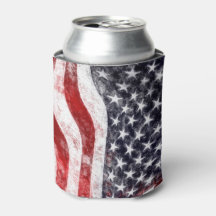 4 de julho, American Flag Can Cooler