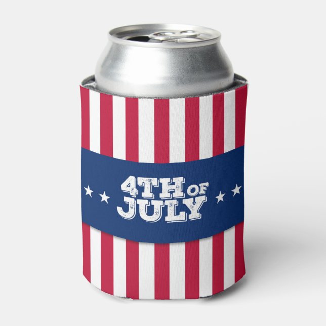 Porta-lata 4 de julho Can Cooler (Can Front)