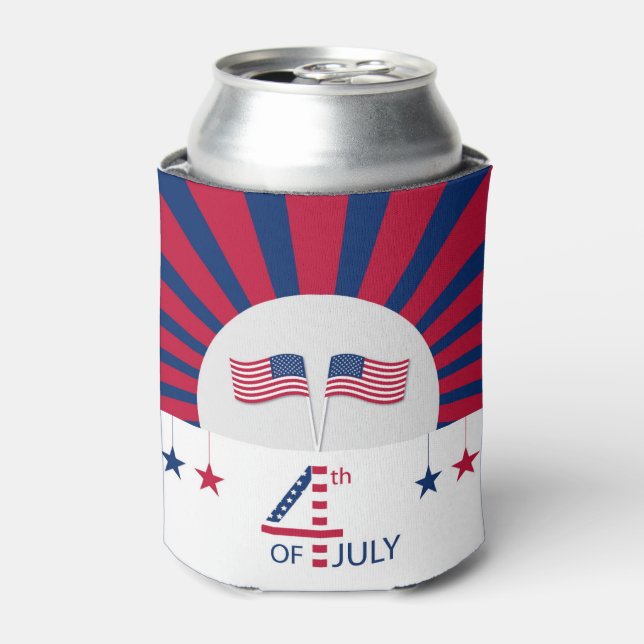 Porta-lata 4 de julho Can Cooler (Can Front)