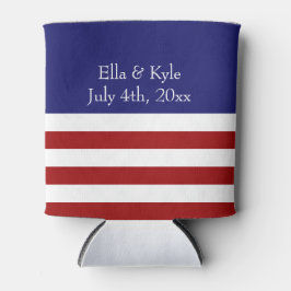 Porta-lata 4 de julho de Wedding Favor