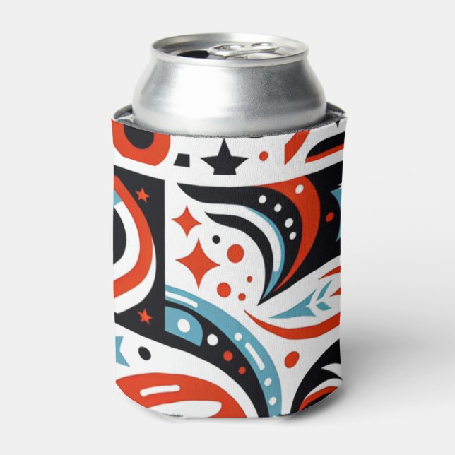 Porta-lata 4 de julho Padrão Genérico (Can Front)