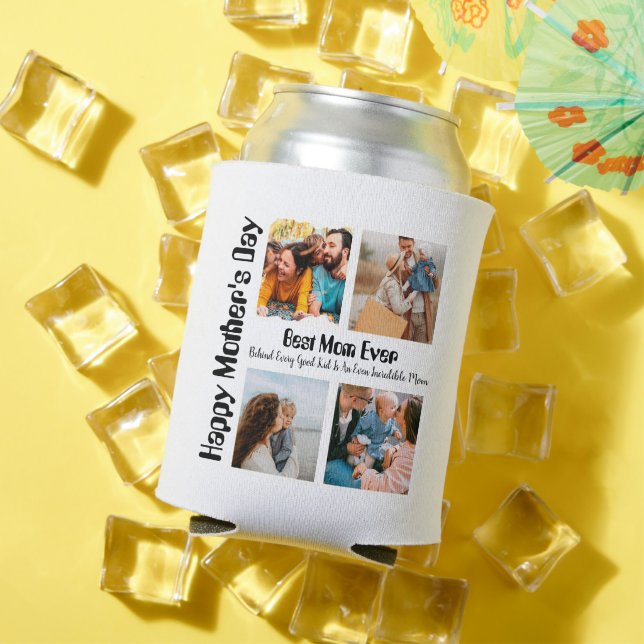 Porta-lata 4 Fotocolagem Melhor Mãe Nunca (Verão in situ)