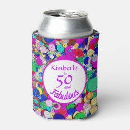 Porta-lata 50 e Fabulosa Sequin Birthday pode resfriar