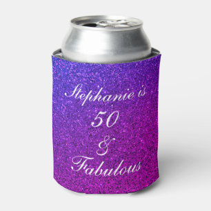 Porta-lata 50 E Fabuloso Mambre Rosa De Aniversário