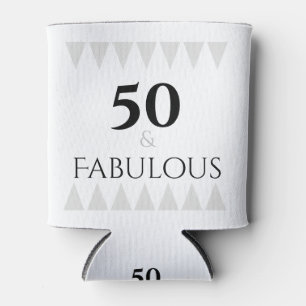 Porta-lata 50 e fabuloso na moda prata preto