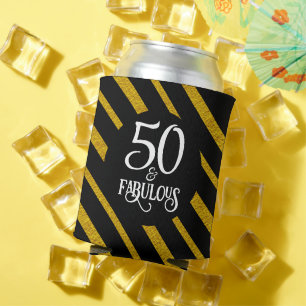 Porta-lata 50 e Fabuloso Preto e Dourado