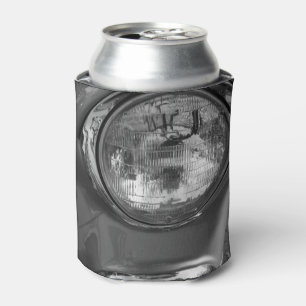 Porta-lata 55 Chevy Headlight Grayscale