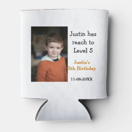 Porta-lata 5 jogo de aniversário em data moderna