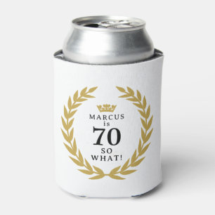 Porta-lata 70 Então, que engraçado Laurel Wreath Crown 70 Ani