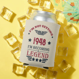 Porta-lata 75 anos de idade personalizados