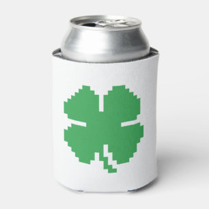 Porta-lata 8 Bits Pixel Lucky Quatro Folha