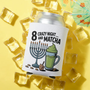 Porta-lata 8 Noites Loucas E Matcha Hanukkah Judeu